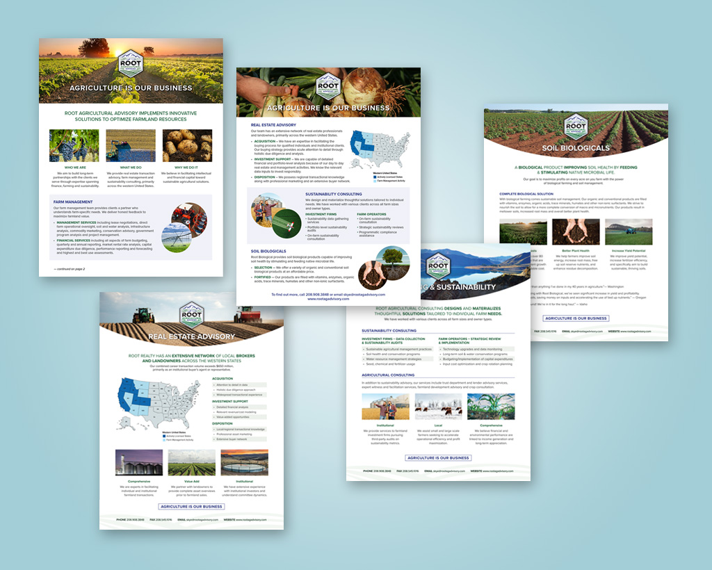 flyers for agricultural company