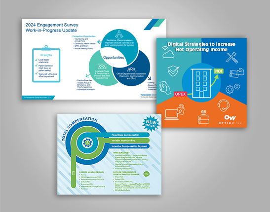 infographics for various companies