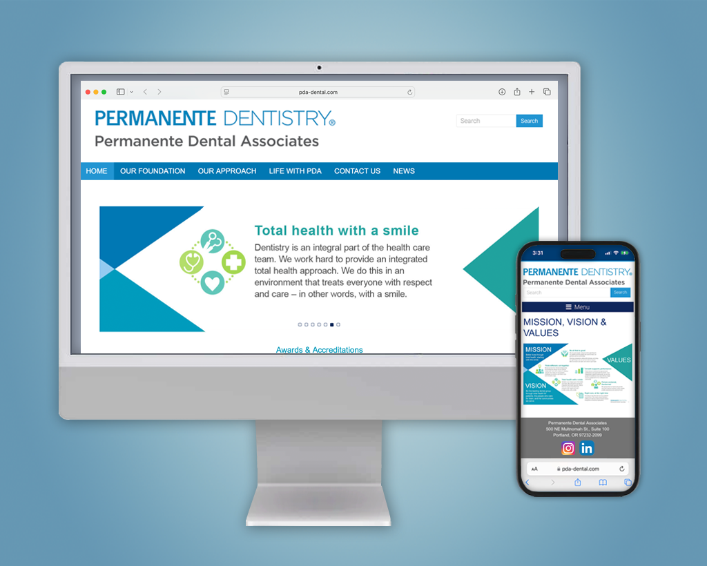 dental website pages
