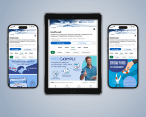 social media for medical compliance company